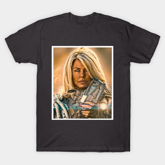 Rogue Warrior Robot Fighter Sienna T-Shirt by Empire Motion Pictures